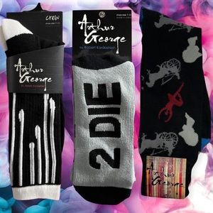 Arthur George by Rob Kardashian Mens Socks 3 Pairs